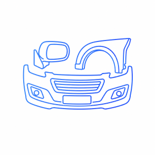 FRP Automobile Parts Blueprint